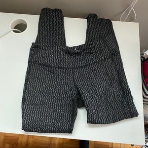 Grey Patterned Athleta Leggings